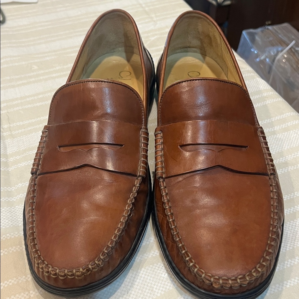 Cole Haan Cognac Leather Loafer size 12M - Picture 3 of 9